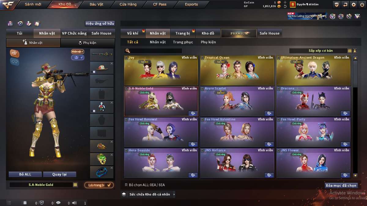 shop acc cf uy tin gia re